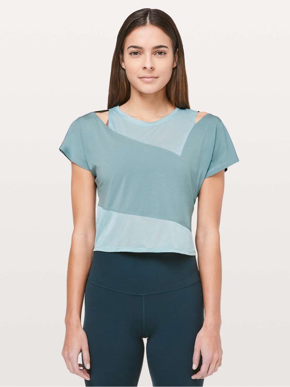 Lululemon No Inhibitions Tee Cloud Blue